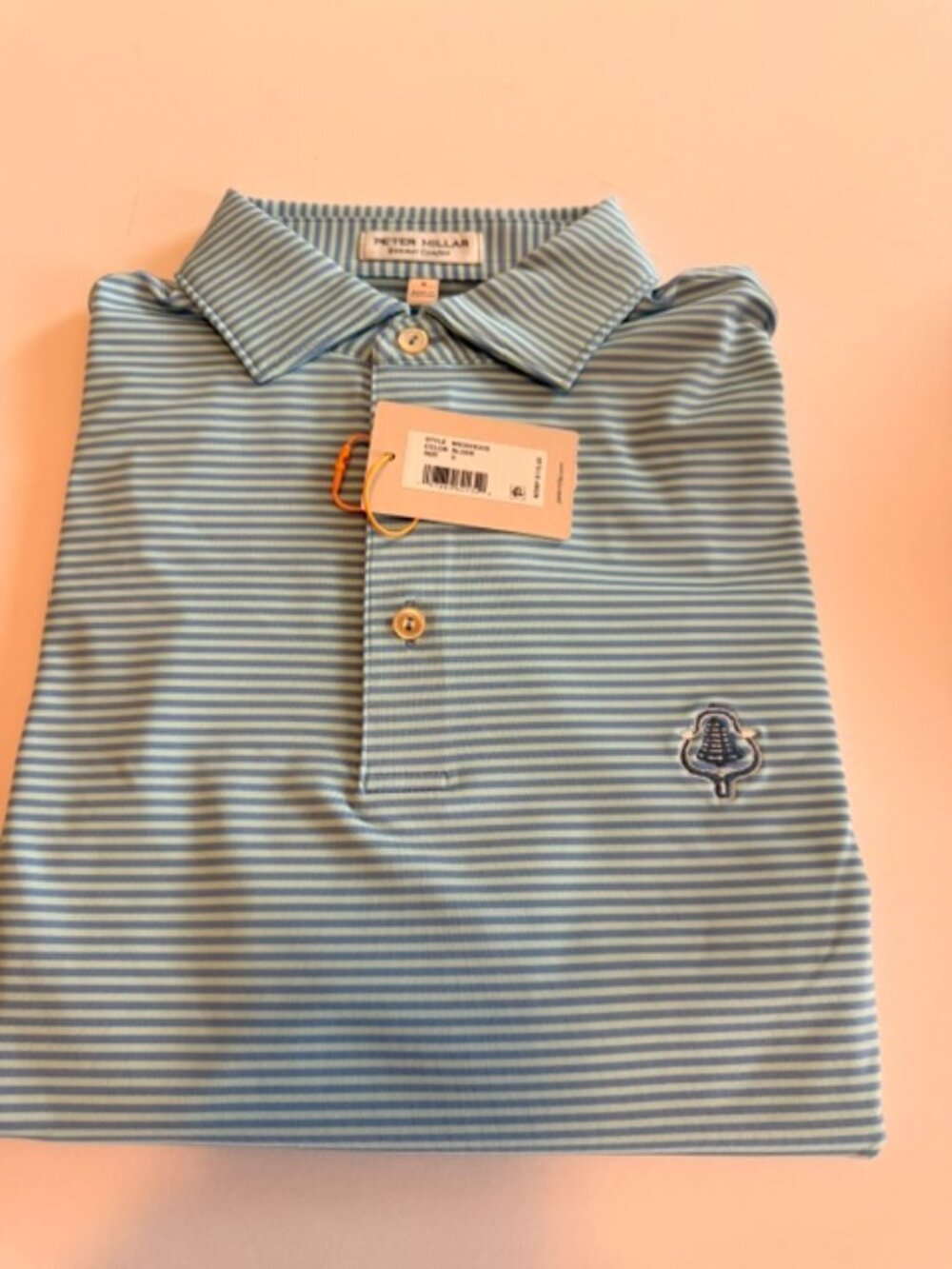 Peter Millar Men's Golf Shirt - Size Small
